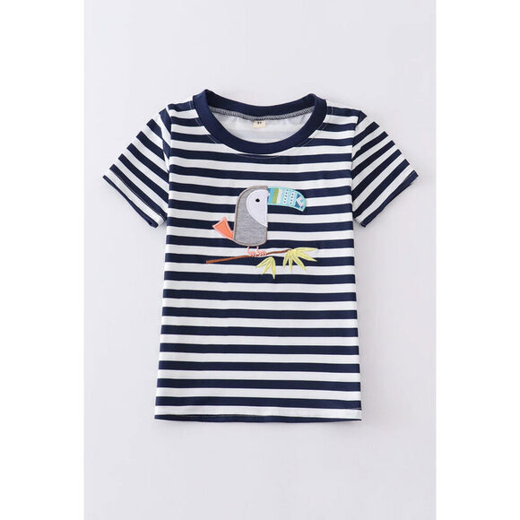 Striped Parrot Tee - Picture 1 of 1